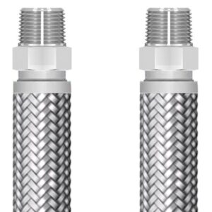 Premade Stainless Steel Hoses - Male NPT